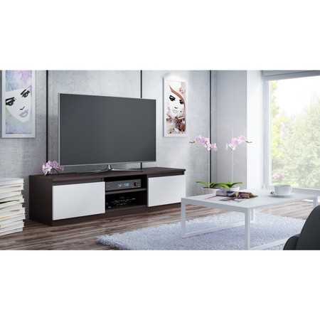 LCD TV asztal 140 cm wenge / fehér TOP Nábytek