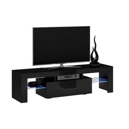 DEKO TV-asztal 140 cm fekete TOP Nábytek