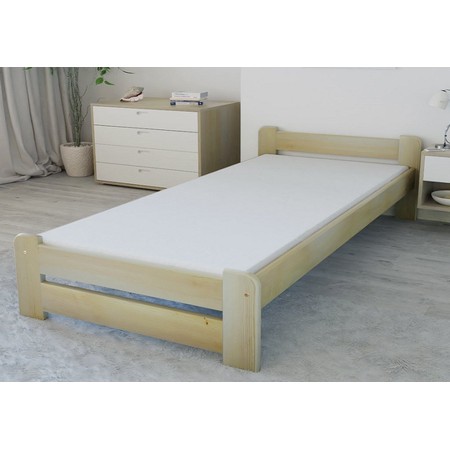 Emelt masszív ágy ágyráccsal 80x200 cm Dió Home Line