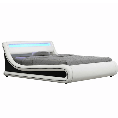 Francia ágy RGB LED világítással