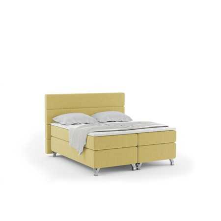 IMPERIA Kárpitozott ágy 160x200 cm Sárga KOLA