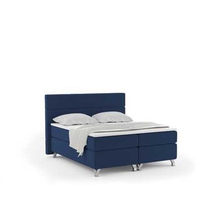 IMPERIA Kárpitozott ágy 160x200 cm Kék KOLA