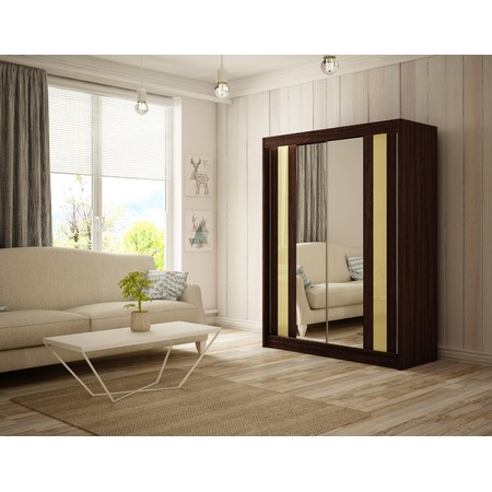 Como Gardróbszekrény - 150 cm Vanília Wenge Furniture