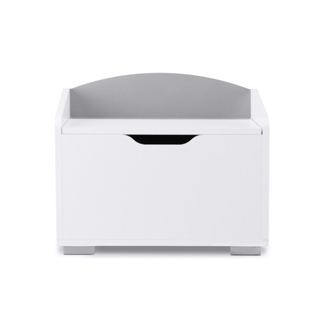 Box PABIS - bílá/šedá Signal-butor