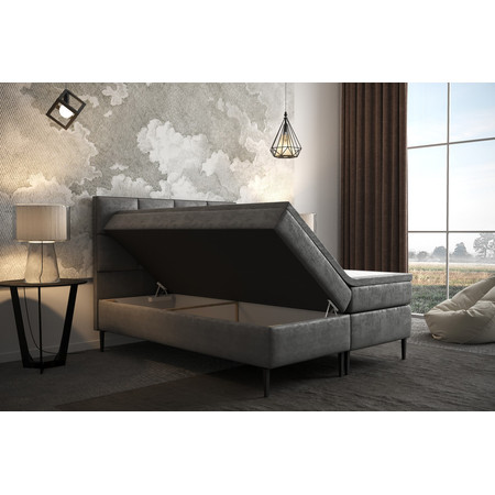 Čalouněná postel Aspen 180x200 cm Fialová KOLA