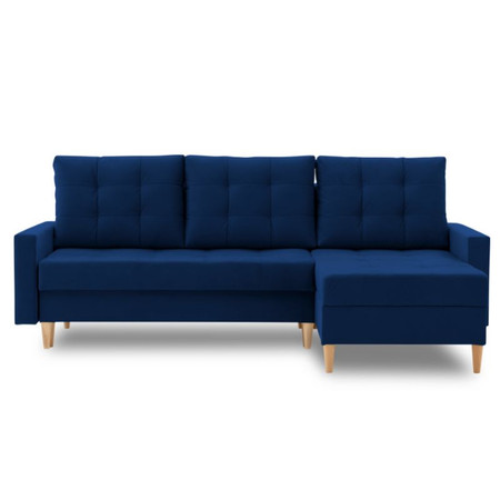 LENA L sarok-összecsukható ülőgarnitúra Jobb Kék SG-nábytek