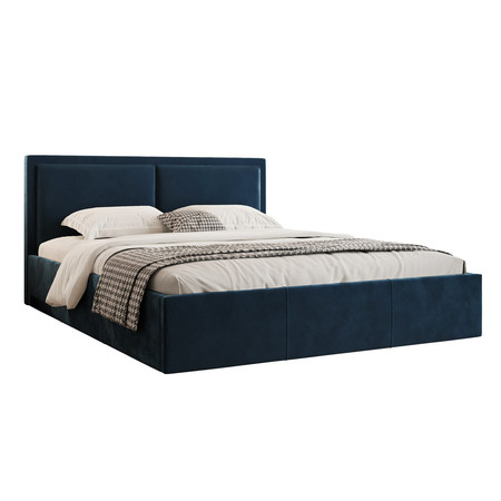 Čalouněná postel Soave II rozměr 120x200 cm Modrá TT-FURNITURE